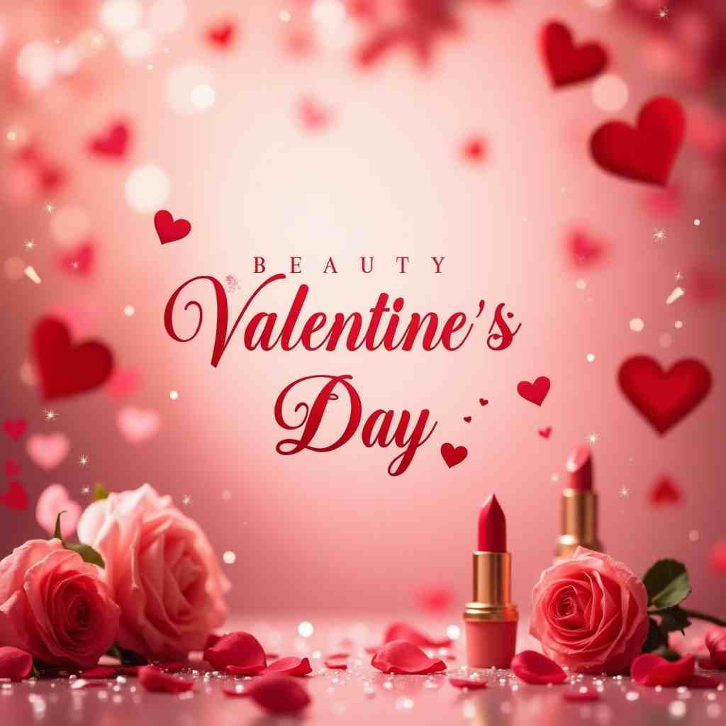 Valentine's Day party poster vector design